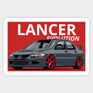 mitsubishi lancer evolution Sticker